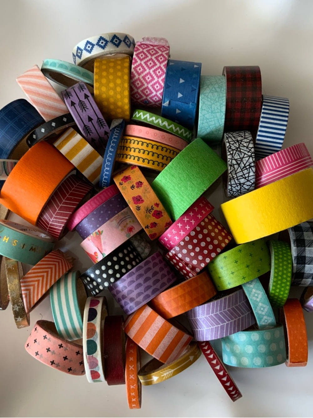 Assorted Colorful Decorative Washi Tape Set of 54